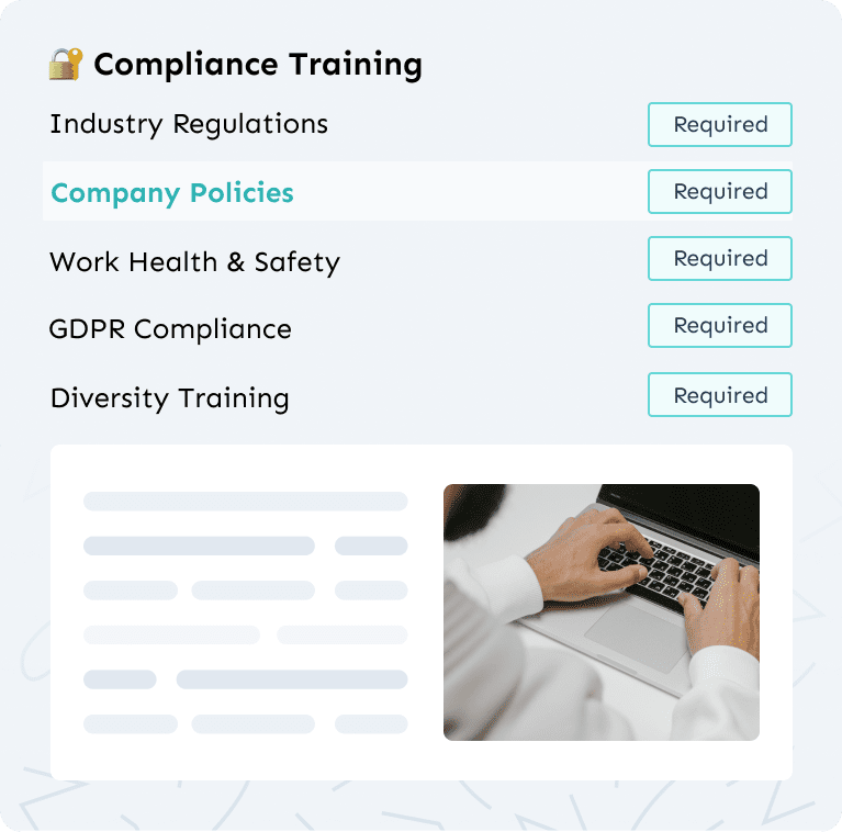 Waybook admin dashboard showing operator training completion records with completion dates and assessment results by team member